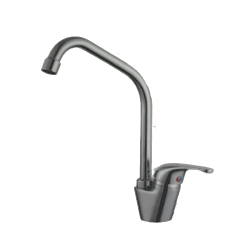 ADL Iris Series Chrome Hot and Cold Kitchen Sink L Slanted Mixer Pozzi I960 NEA
