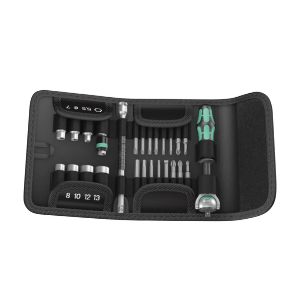 WERA 1/4" Dr KOMPAKT ZYKLOP SOCKET SET - (26 pcs) - Germany