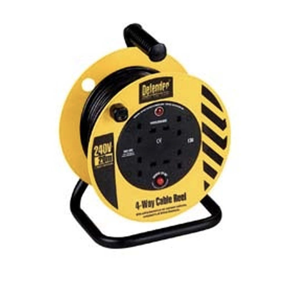 Defender Power and Light 240V 30m Extension Reel