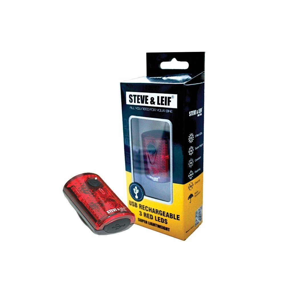 S&L Galaxy Rear USB Rechargeable LED Light Red