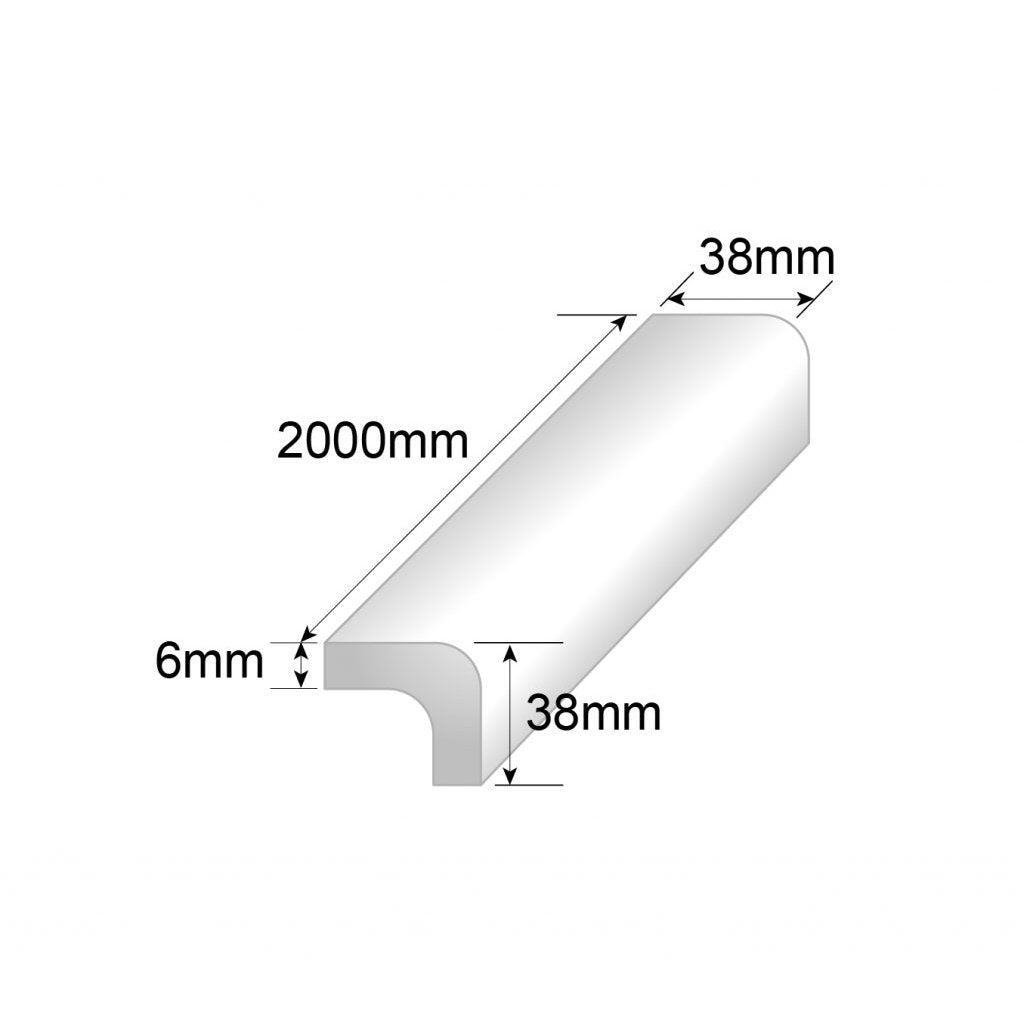 S&L L-Shape Edge Protect Foam Grey 2m