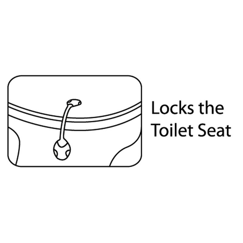 S&L Toilet Latch White