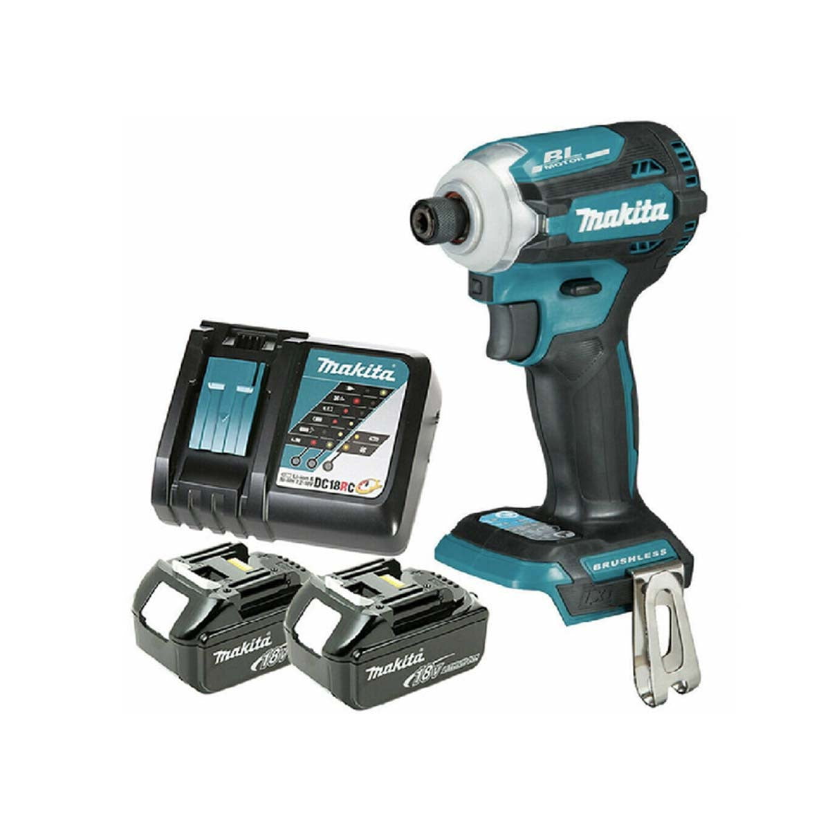 Makita Cordless Impact Driver (SET 2x3Ah) 18V (DTD171RFJ)