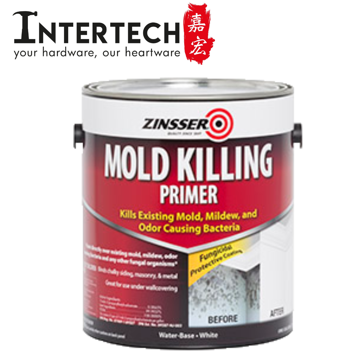Zinsser Mold Mould Killing Primer – Intertech Hardware Singapore