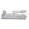 T&amp;J 13A 4 Gang Extension Switched Socket with USB ***