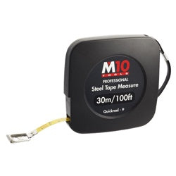 M10 Quickreel 9.5mm Long Steel Tape 30m / 100ft