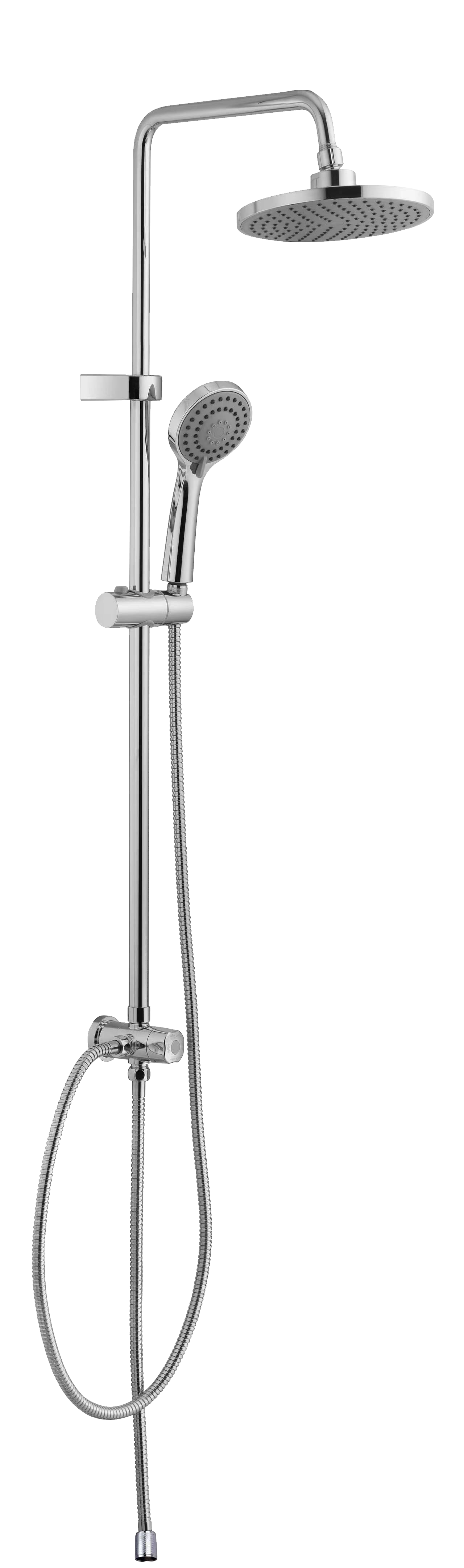 Showy 3-Way Rain Shower Post Set