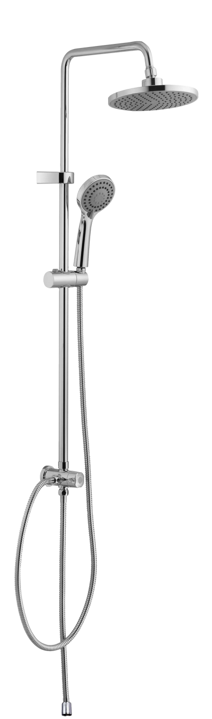 Showy 3-Way Rain Shower Post Set