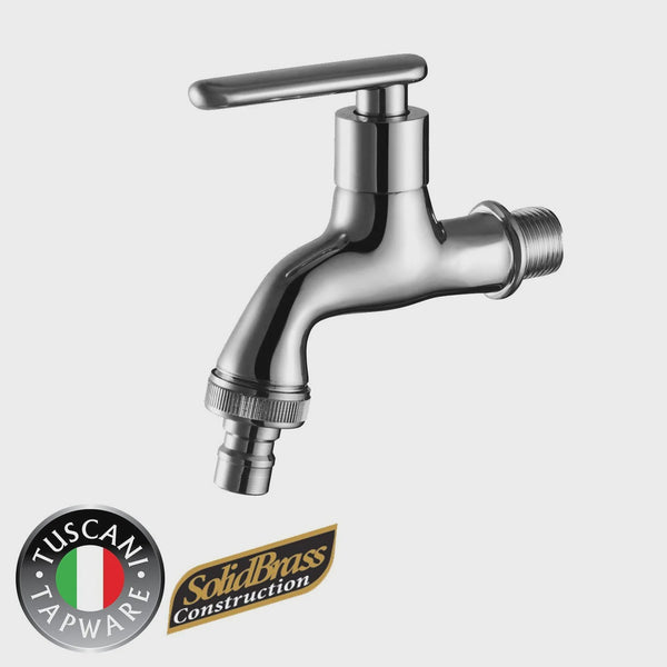 Tuscani Tapware TM4NB - MONTOVA Series Bib Tap with Nozzle - Cold Taps