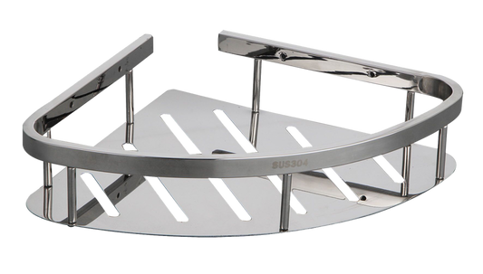 Showy 230 x 230 x 70mm Stainles Steel Corner Rack 7150