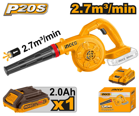 Ingco 20V Cordless Blower18000rpm CABLI200281