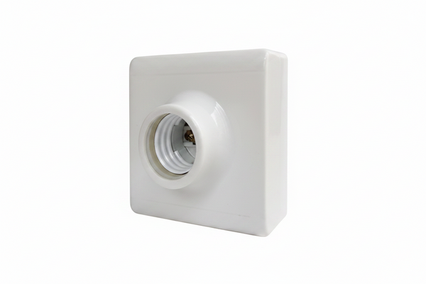 E27 Ceiling Square Plastic Holder