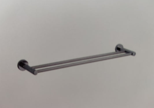 Showy 30'' (750x120x55mm) S/S Double Towel Bar 7144