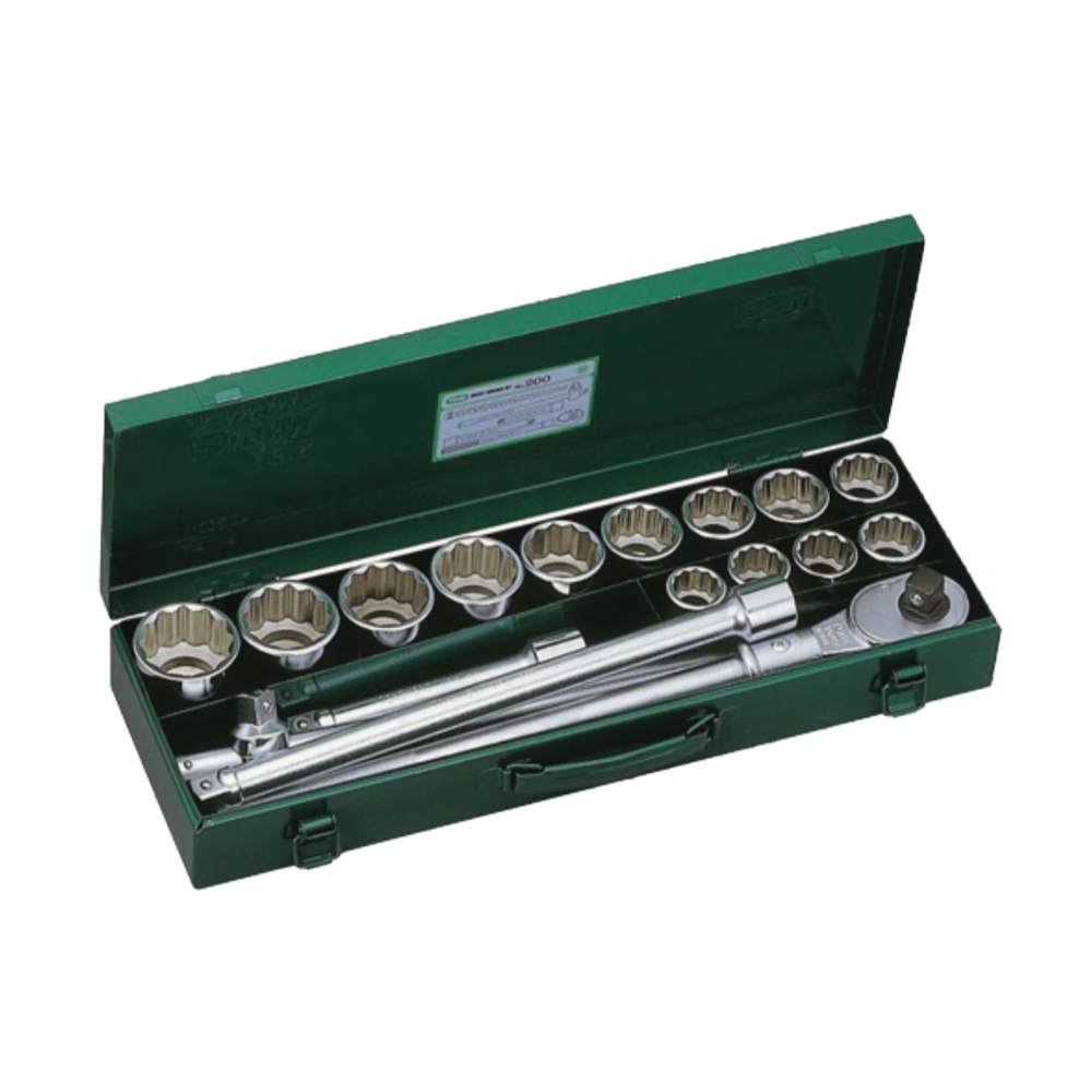 TONE 3/4" Dr SOCKET SET (17 pcs) - 200 - Japan