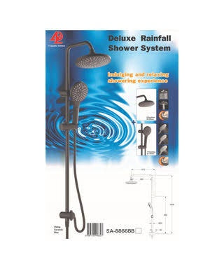 ADL Pozzi Deluxe Rainfall Shower System SA-8866BB