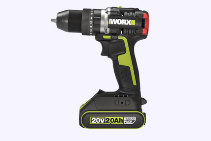 Worx WU369S21 Brushless Hammer drill 20V 1PC 2.0Ah Battery (RENTAL)