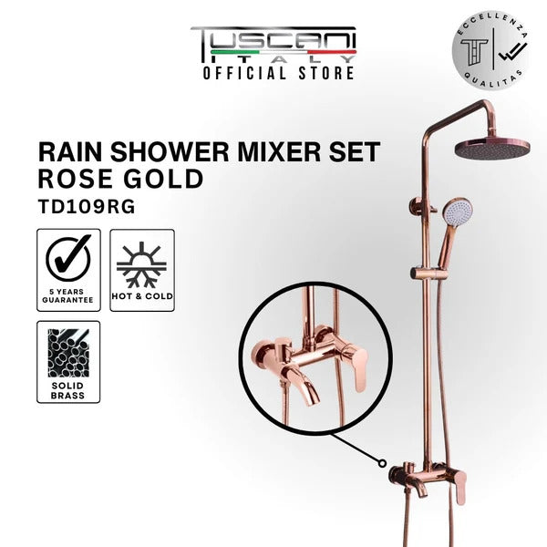 Tuscani Di Livio Series Rain Shower Set