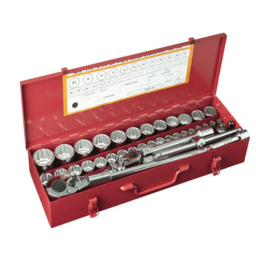 M10 1/4", 1/2", 3/4" Dr COMBINATION SOCKET SET (62 pcs) - 146