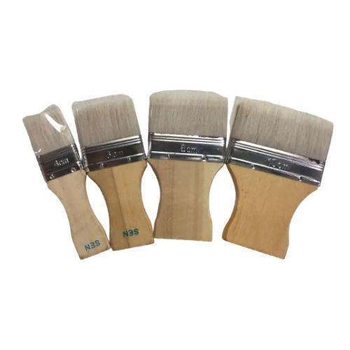 Red Wheel Varnish Brush