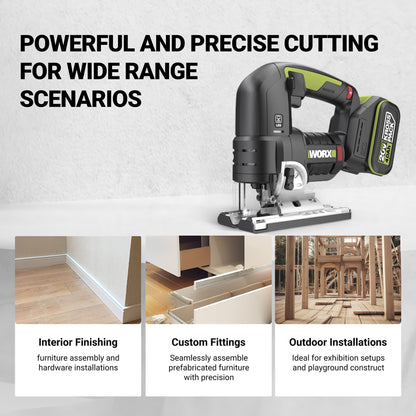WORX WU550.1 20V MAX BRUSHLESS JIG SAW (RENTAL)