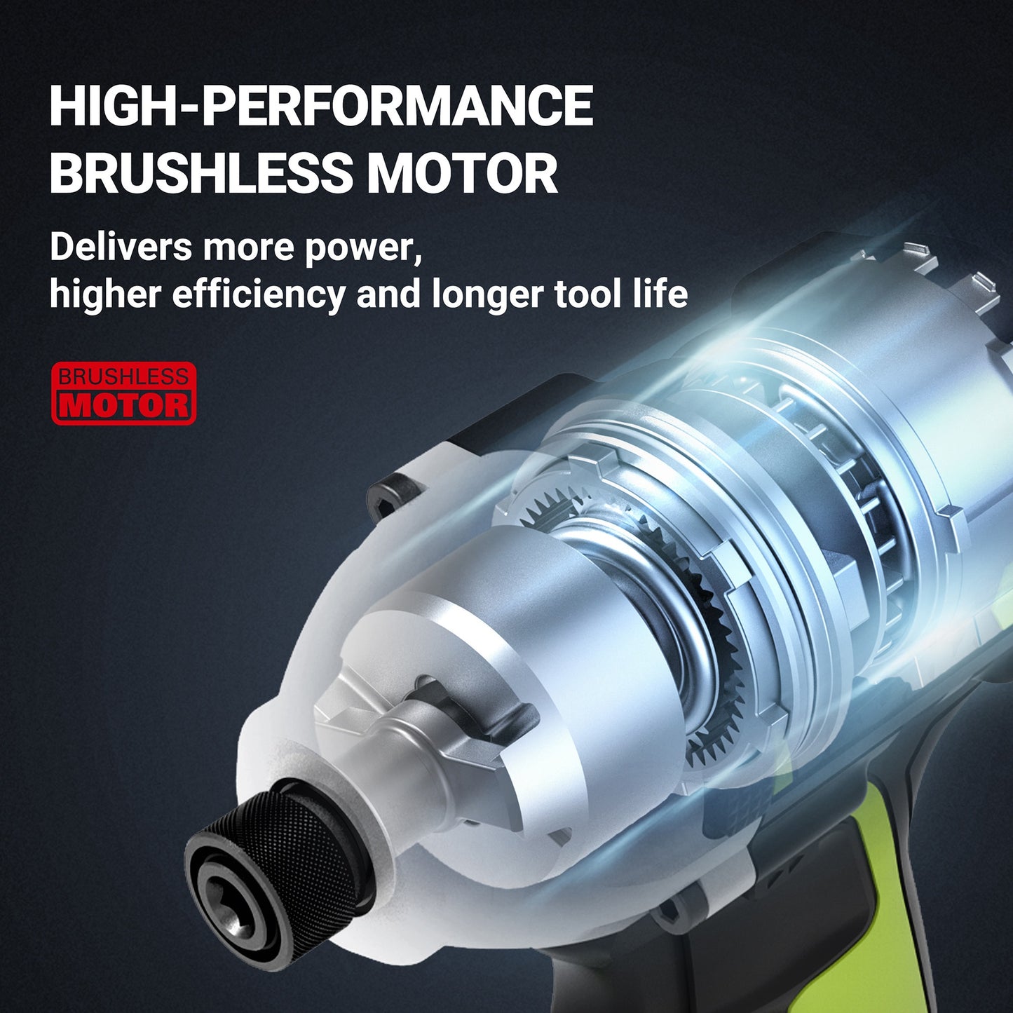 WORX WU291D.5 20V MAX BRUSHLESS IMPACT DRIVER 230NM (RENTAL)