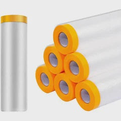 Yellow Tape with Dropcloth