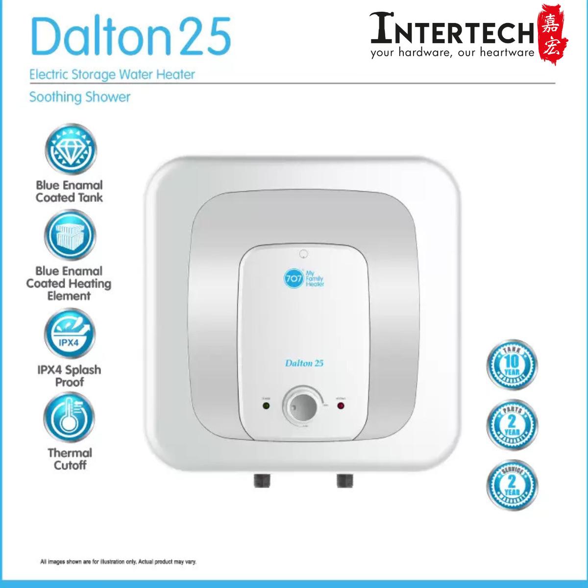 707 Dalton 25L Water Heater