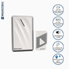 Soundteoh Battery Operated Wireless Digital Doorbell 020D