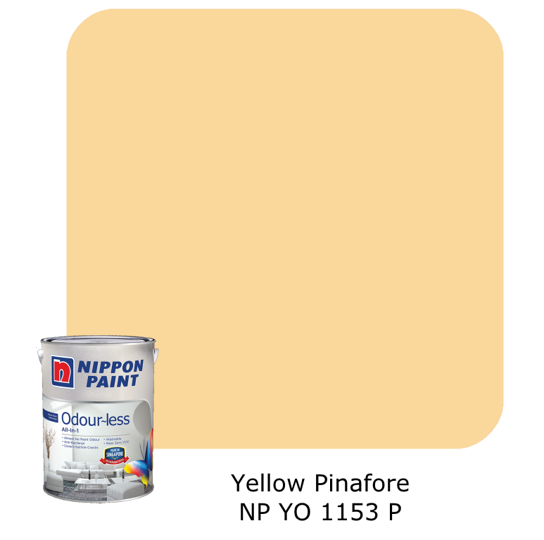 Nippon Paint Odour-Less All-in-1 (Yellow and Orange)