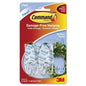 3M Command Clear Medium Hooks 2 Hooks 4 Clear Strips (17091CLR)