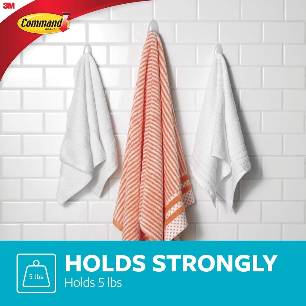 3M Command Bathroom Towel Hook (BATH17-ES)