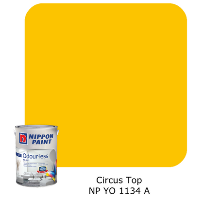 Nippon Paint Odour-Less All-in-1 (Yellow and Orange)