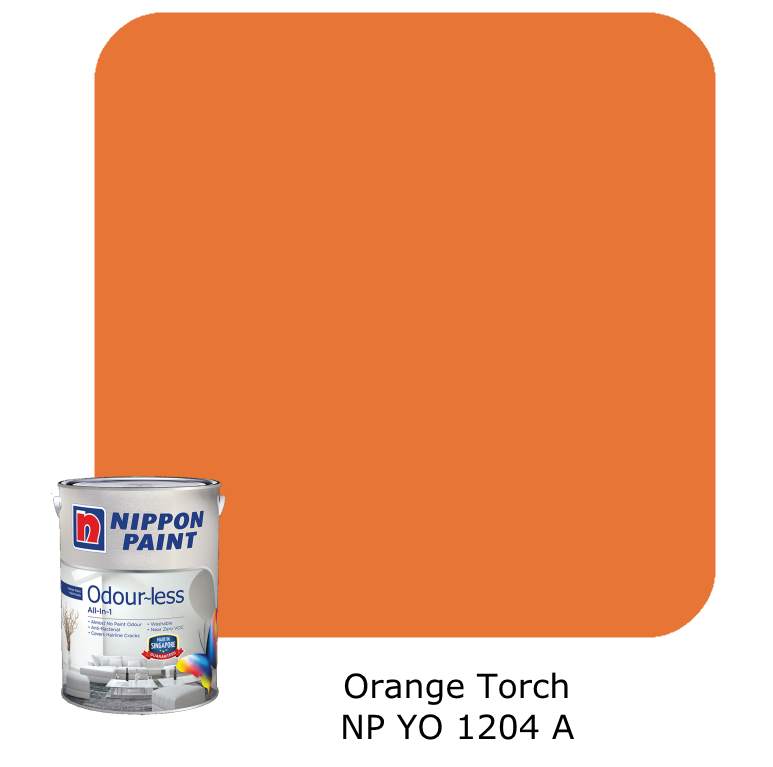 Nippon Paint Odour-Less All-in-1 (Yellow and Orange)