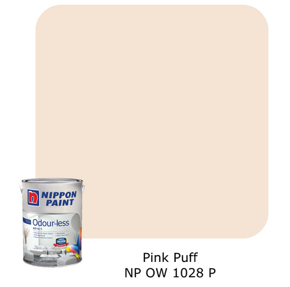 Nippon Paint Odour-Less All-in-1 (Pink and Red)