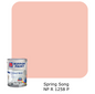 Nippon Paint Odour-Less All-in-1 (Pink and Red)