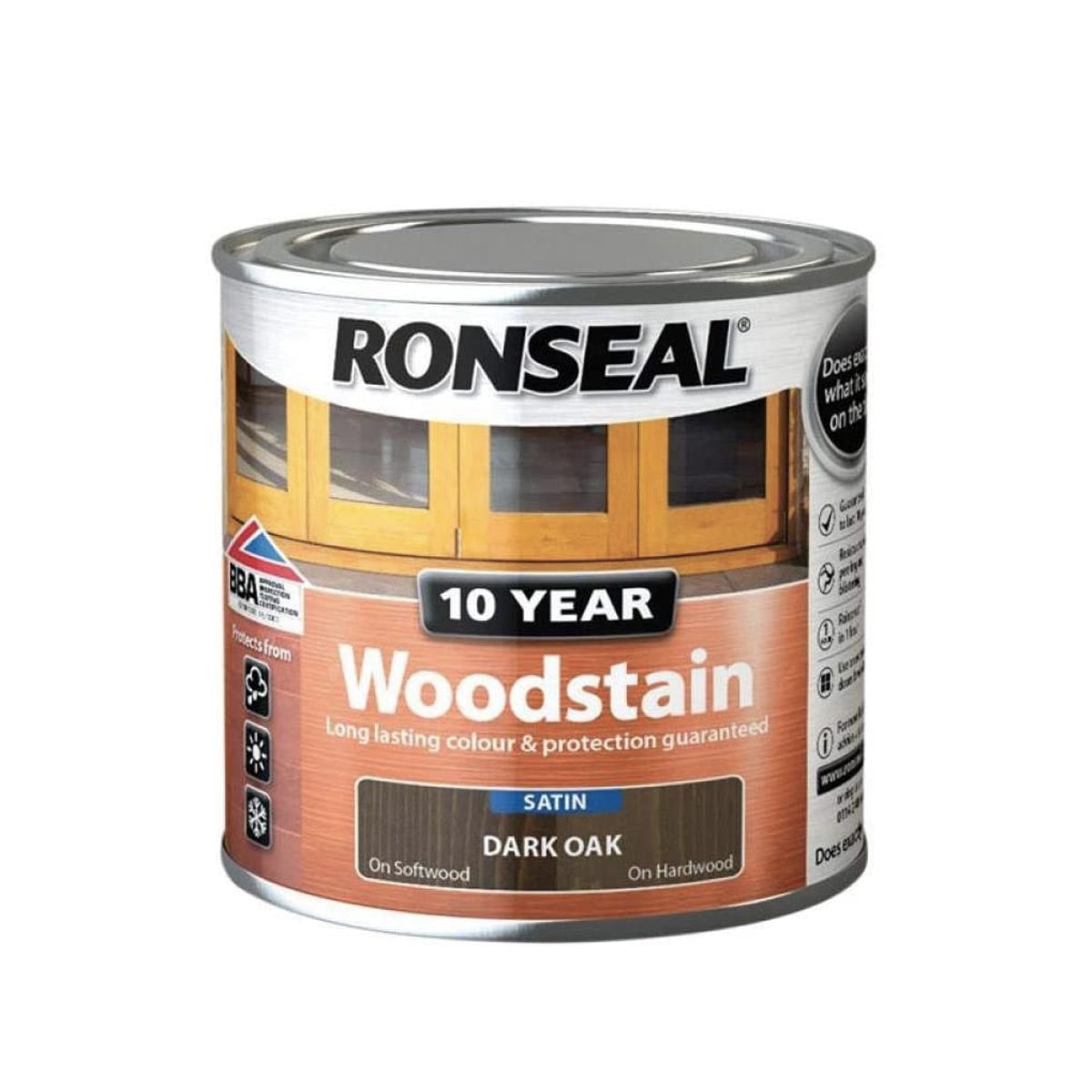 Ronseal 10Yr Woodstain Dark Oak 750ml (38680)