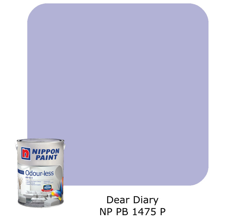 Nippon Paint Odour-Less All-in-1 (Purple)