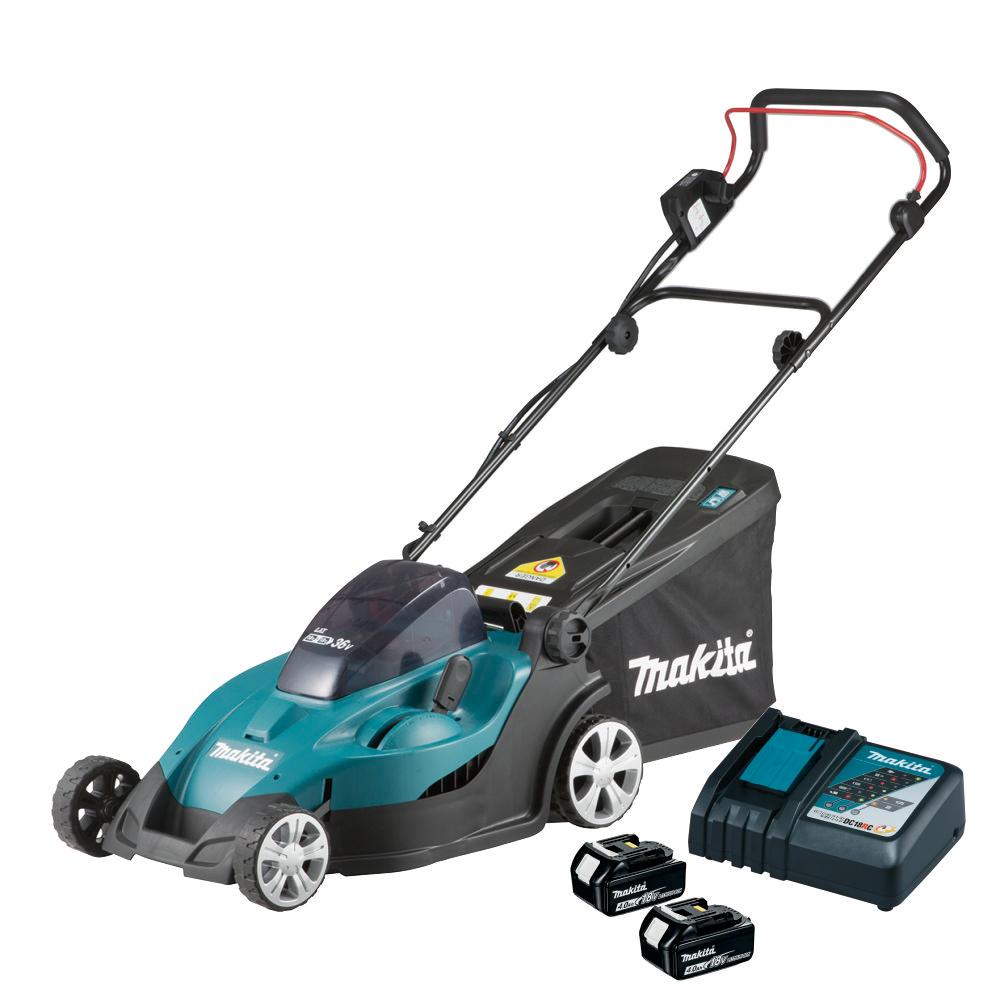 Photo of Makita Cordless Lawn Mower (SET 2x5Ah) 18V*2 430mm