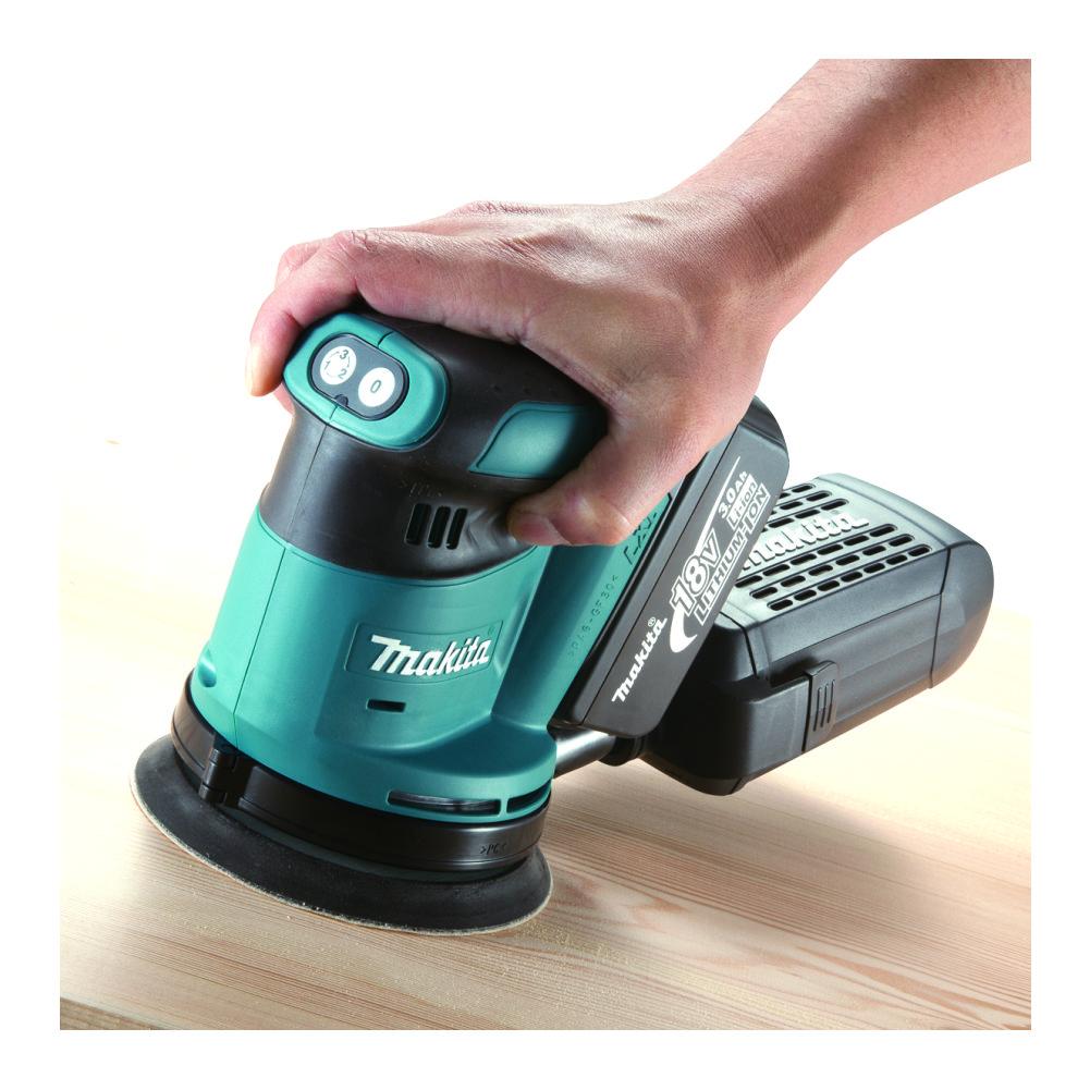 Makita Cordless Random Orbit Sander 18V 125mm LXT Li-Ion