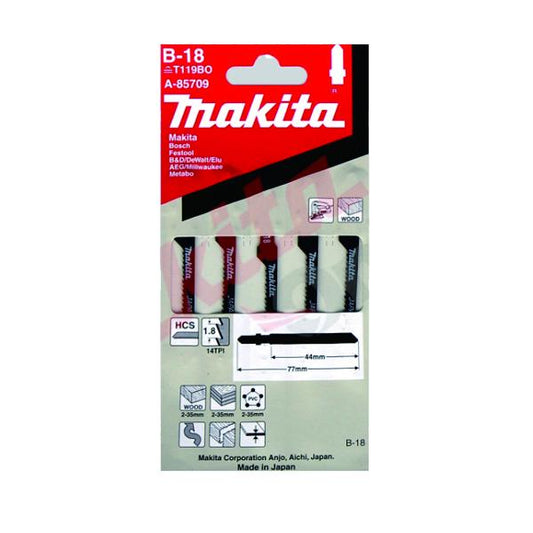 Photo of Makita A-85709 Jig Saw Blade B18 (Scroll Cutting Wood)