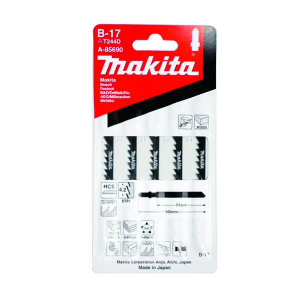 Photo of Makita A-85690 Jig Saw Blade B17 (Fast Scroll Cutting Wood)