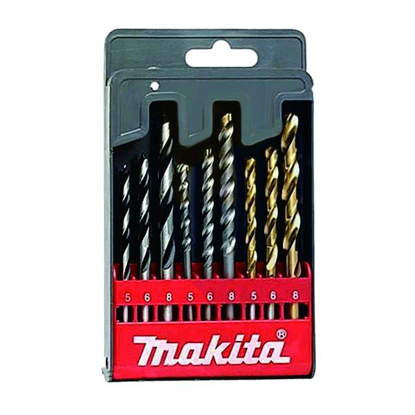 Photo of Makita D-30069 9Pcs Drill Bit Assortment For Wood/Metal/Masonry (5.5,7,8mm)