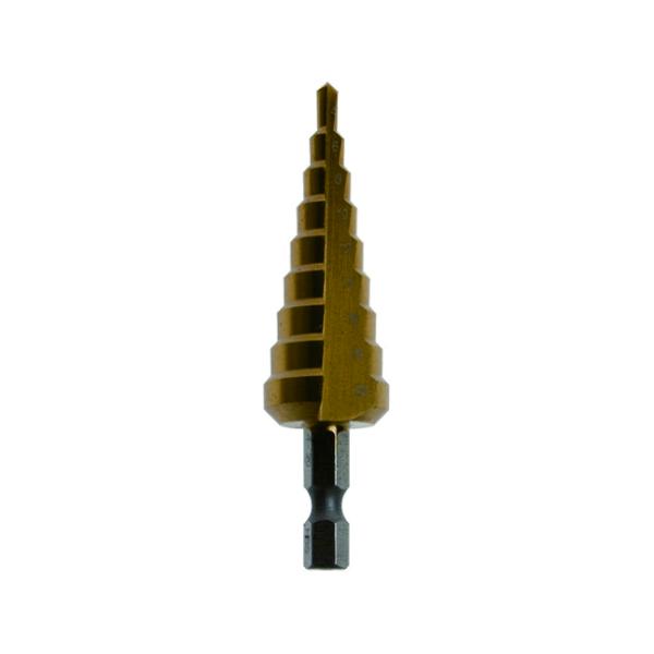 Photo of Makita Step Drill Bit Straight Flute Titanium Coating