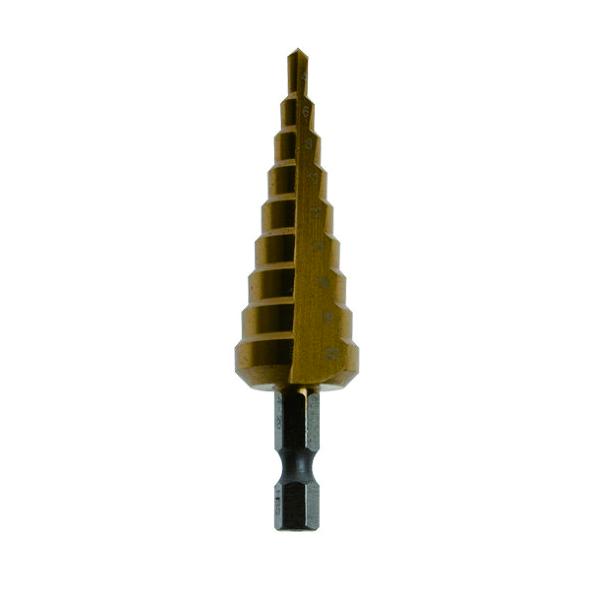 Makita Step Drill Bit Straight Flute Titanium Coating