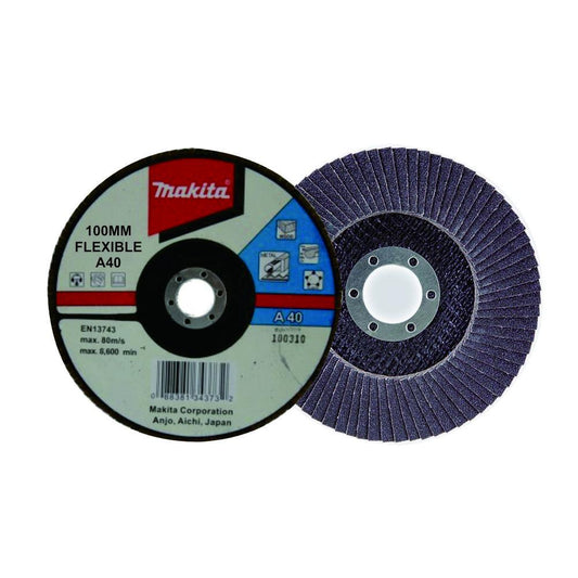 Photo of Makita Flexible Flap Disc 100mm (Curve Sanding)