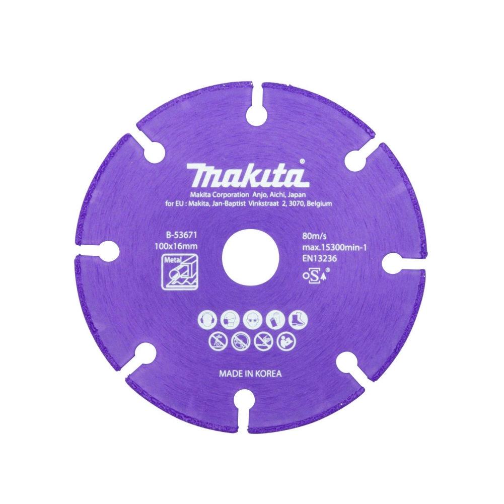 Makita Wheel Singapore Hardware Multi Diamond - Intertech 100mm B-53671 Purpose Cut