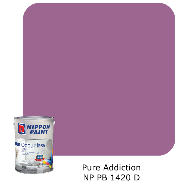 Nippon Paint Odour-Less All-in-1 (Purple)