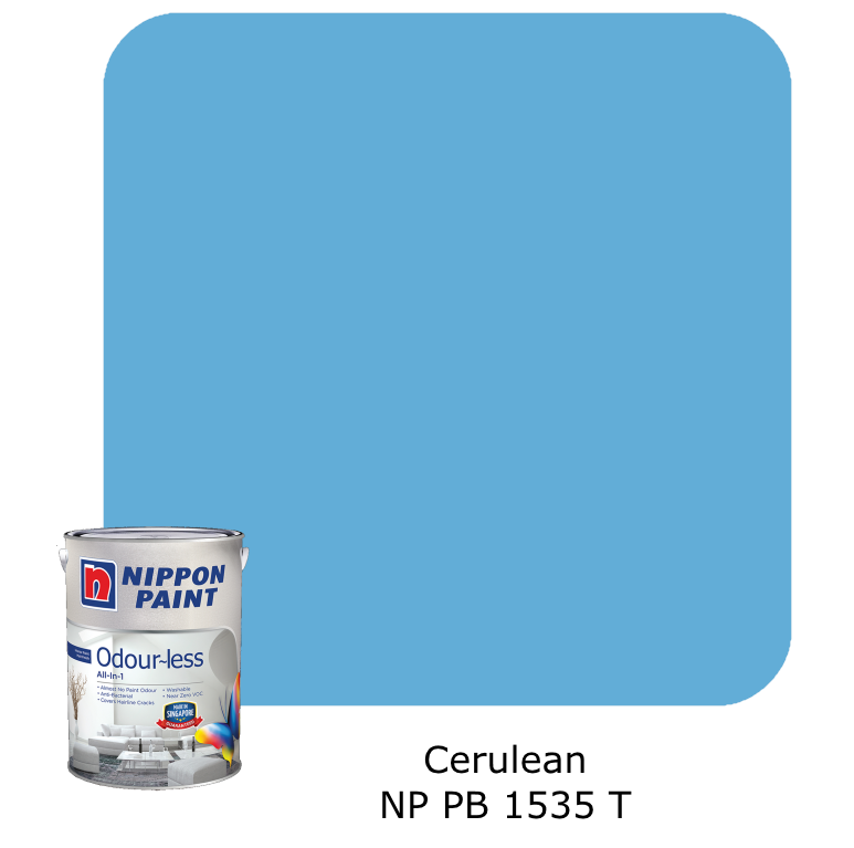 Nippon Paint Odour-Less All-in-1 (Blue)