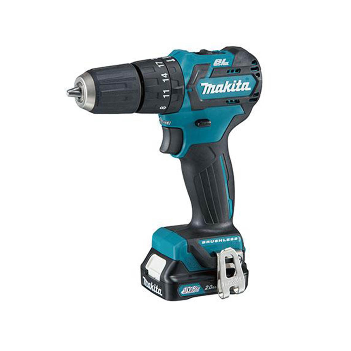 Makita DC Hammer Driver Drill 12V BL (HP332DSAE)