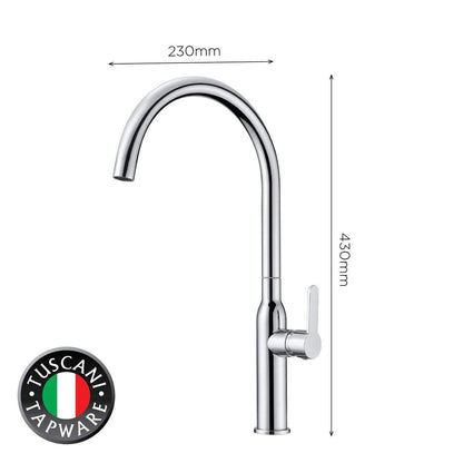 Tuscani Tapware TK1C - KITANIA Series Kitchen Tap - Cold Tap